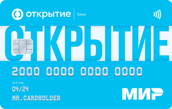 Дебетовая карта Opencard Открытие